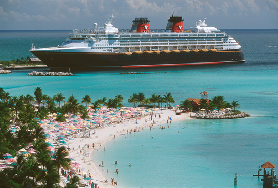 The Disney Wonder at Castaway Cay