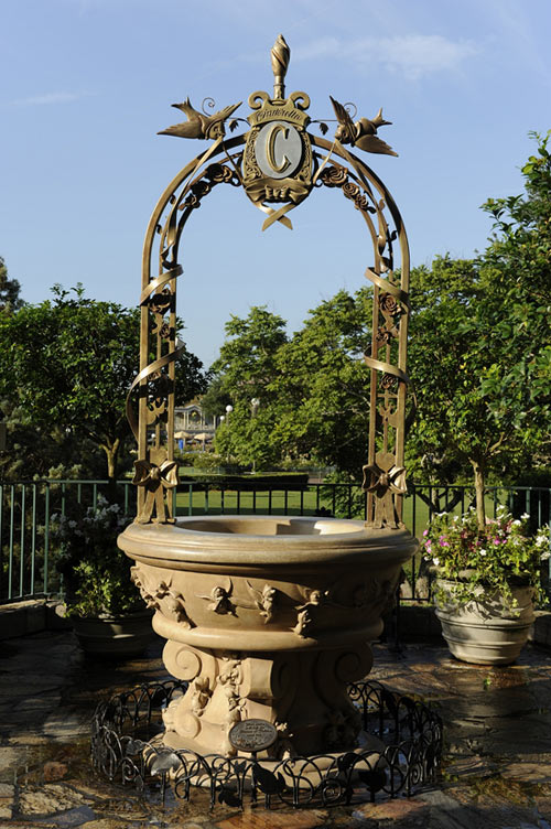 The Cinderella Wishing Well Near Cinderella Castle in Magic Kingdom Park