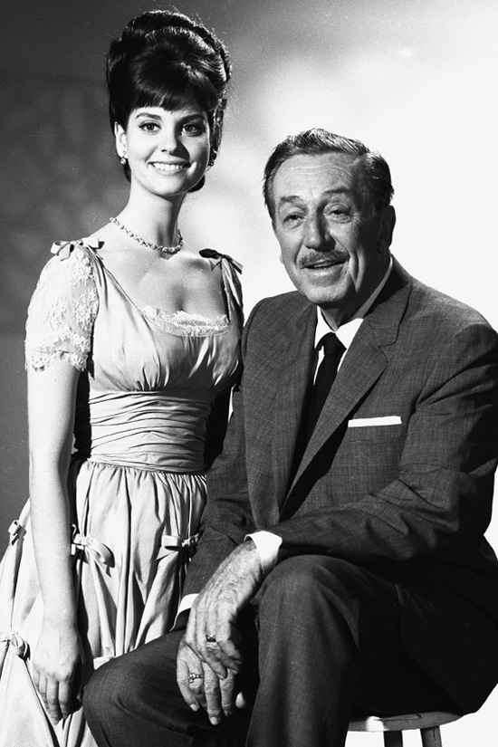 Lesley Ann Warren Poses with Walt Disney Lesley Ann Warren Poses with Walt Disney