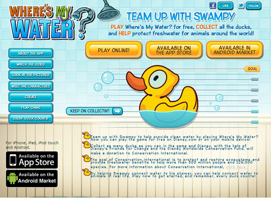 Play Disney's 'Where's My Water' to Help Raise Awareness About the Importance of Clean Water Play Disney's 'Where's My Water' to Help Raise Awareness About the Importance of Clean Water