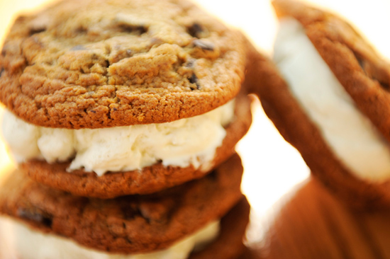 The Ice Cream Cookie Sandwich at Main Street Cone Shop in Disneyland Park