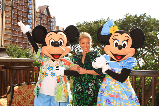 Kelly Ripa, Host of 'LIVE! with Kelly' Enjoys Aulani, A Disney Resort & Spa. Kelly Ripa, Host of 'LIVE! with Kelly' Enjoys Aulani, A Disney Resort & Spa.
