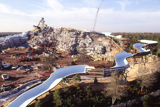  Summit Plummet Takes Shape at Disney’s Blizzard Beach Water Park in 1994