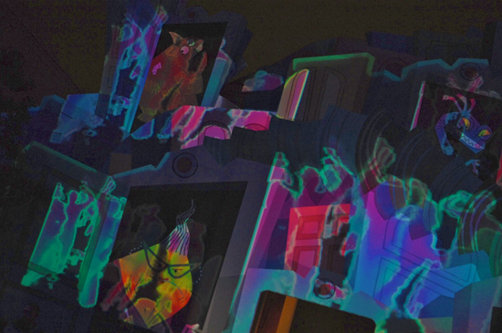 Your Dance Moves Could Get Your Image Projected on the Walls of Tron City at Disney California Adventure Park