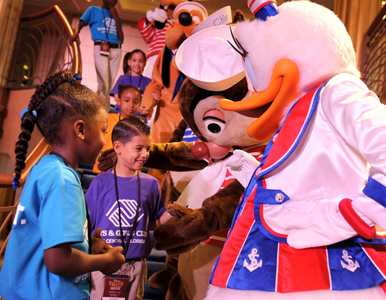 Disney Characters Meet the Boys & Girls Clubs of Central Florida