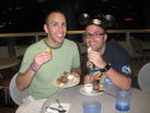 Disney Parks Blog Author Nate Rasmussen Shares a Tasty Treat with a Friend