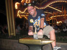 Nate Tries to Pull the Sword from the Stone in Fantasyland