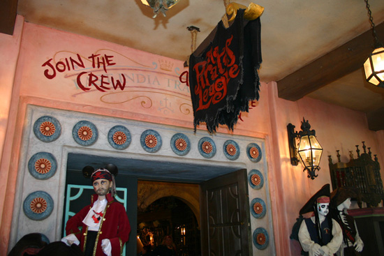 The Entrance of the Pirates League at Magic Kingdom Park “The