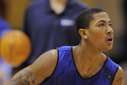 NBA Pre-Draft Camp is held Disney’s Wide World of Sports Complex in 2007 and 2008. Potential top draft picks – including future MVP Derrick Rose – are involved in drills, games and physical exams under the watchful eye of representatives from virtually every NBA team and the league office. Among the well-known names were Larry Bird, Michael Jordan and Larry Brown. NBA Pre-Draft Camp is held Disney’s Wide World of Sports Complex in 2007 and 2008. Potential top draft picks – including future MVP Derrick Rose – are involved in drills, games and physical exams under the watchful eye of representatives from virtually every NBA team and the league office. Among the well-known names were Larry Bird, Michael Jordan and Larry Brown.