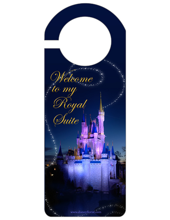 Door Hanger for 'Presenting Your Royal Princess' In-Room Celebration at Walt Disney World Resort