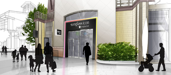 A Brand New, Fully Remodeled Sunglass Icon Store is Set to Open in Summer 2012 at Downtown Disney District “A