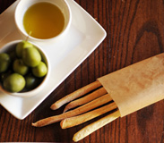 Foccacia, Olives, Olive Oil and Breadsticks Available at Tutto Gusto in the Italy Pavilion at Epcot