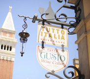 Iconic Italian Architecture Adjacent to Tutto Italia and Tutto Gusto in the Italy Pavilion at Epcot