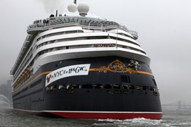 Disney Cruise Line Greets New York City with World’s Largest Bumper Sticker