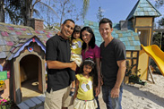 The Morales Family with ‘My Yard Goes Disney’ Host Brandon Johnson