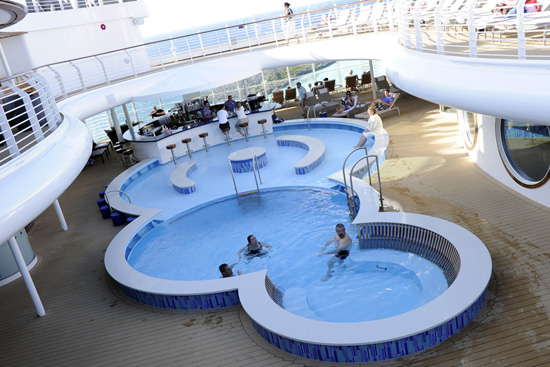 The Quiet Cove Pool on the Disney Fantasy