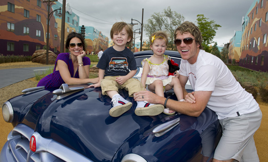 Joe Don Rooney of Rascal Flatts at Disney’s Art of Animation Resort with His Family Joe Don Rooney of Rascal Flatts at Disney’s Art of Animation Resort with His Family