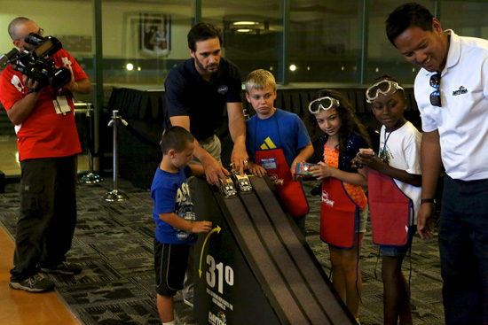 NASCAR Star Jimmie Johnson Visiting with Daytona Beach Area School Kids at ESPN Wide World of Sports Complex at Walt Disney World Resort “NASCAR