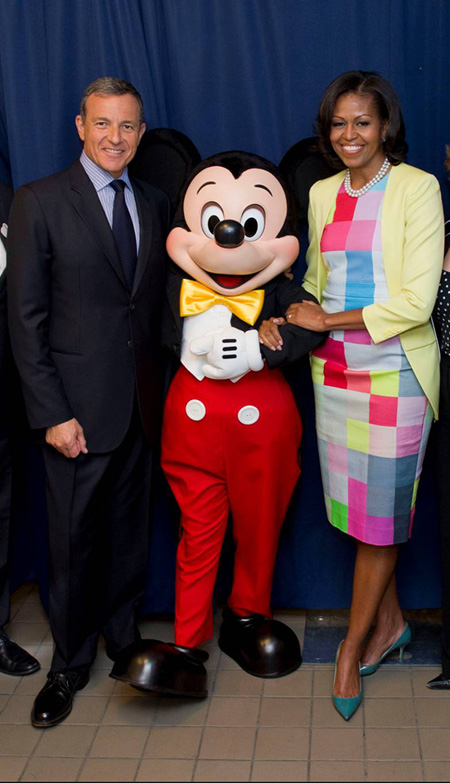 Michelle Obama applauds Disney's move to abolish junk food ads