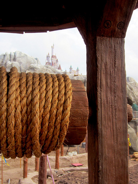 The View of Beast's Castle from Belle's Village, Coming to New Fantasyland in Magic Kingdom Park “The