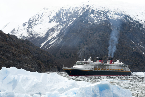 Disney Alaska Cruise: A Ship Off the Old Glacier