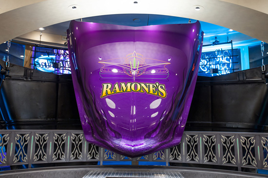 One of the Chip Foose-Designed Car Hoods on Display at Ramone’s House of Body Art One of the Chip Foose-Designed Car Hoods on Display at Ramone’s House of Body Art