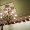 A Chandelier at Be Our Guest Restaurant in New Fantasyland at Magic Kingdom Park
