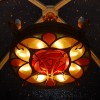 A Chandelier at Be Our Guest Restaurant in New Fantasyland at Magic Kingdom Park