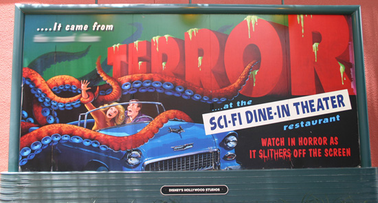 Can You Finish This Sign from the Sci-Fi Dine-In Theater Restaurant at Disney's Hollywood Studios? Can You Finish This Sign from the Sci-Fi Dine-In Theater Restaurant at Disney's Hollywood Studios?