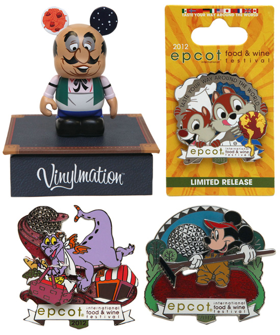 Vinylmation and Pins Available for the 2012 Epcot International Food & Wine Festival