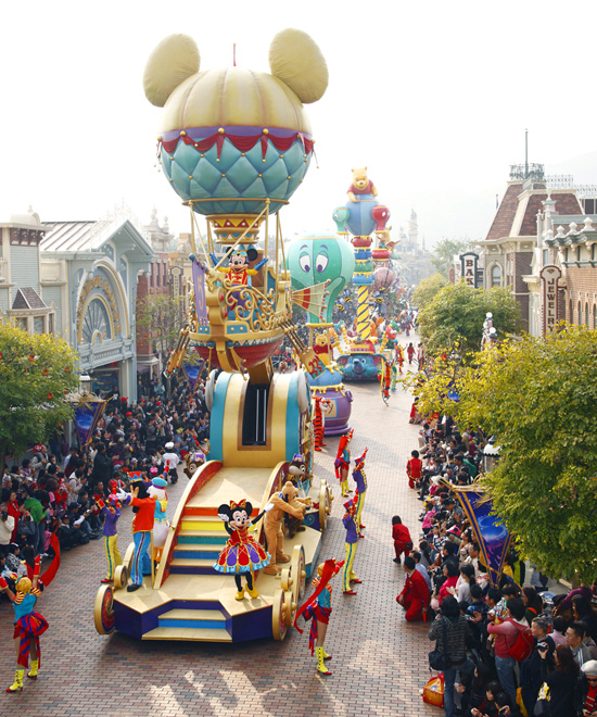 Disney’s Flight of Fantasy Parade at Hong Kong Disneyland