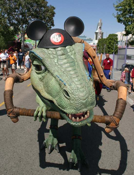 Caption This: Lucky the Dinosaur at Disney California Adventure Park