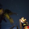 Goofy at Disney’s Castaway Cay at Night