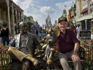 World War II Veteran and Purple Heart Recipient Louis Lessure Visits Magic Kingdom Park