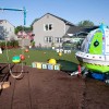 The Brown Family Gets a Backyard Makeover Inspired by Toy Story Mania and Disney’s All-Star Sports Resort on HGTV’s ‘My Yard Goes Disney’