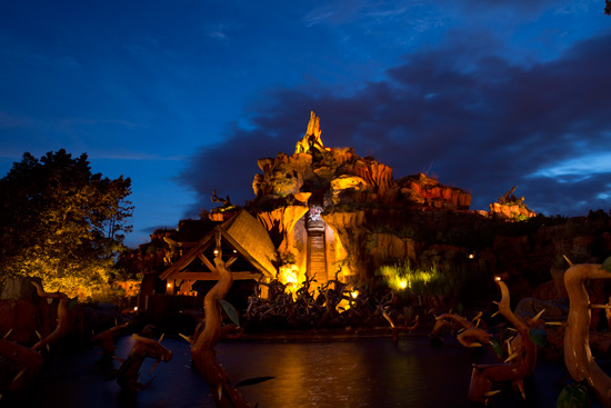 The Big Drop at Splash Mountain at Magic Kingdom Park