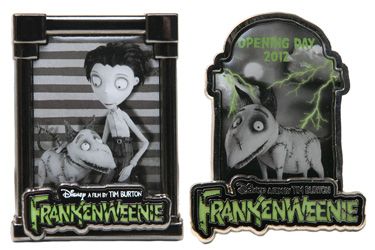 Frankenweenie Pins Coming to Disney California Adventure Park