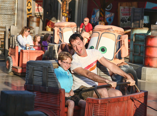 Mater's Junkyard Jamboree in Cars Land at Disney California Adventure Park Mater's Junkyard Jamboree in Cars Land at Disney California Adventure Park