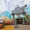 If your kids loved the movie “Cars,” this is a not-to-be-missed trip through Radiator Springs. The Cars courtyard offers 480 family suites, and on your journey to your room, you’re sure to pass the Cozy Cone Motel, Tow Mater Towing & Salvage, the Wheel Well Motel and other nods to the film.