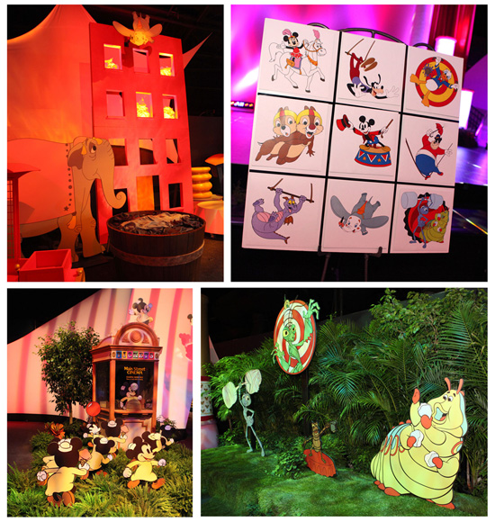 The Décor at Mickey’s Circus Trading Event at Epcot The Décor at Mickey’s Circus Trading Event at Epcot
