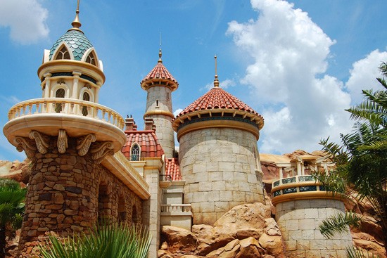 Prince Eric's Castle in New Fantasyland at Magic Kingdom Park Prince Eric's Castle in New Fantasyland at Magic Kingdom Park