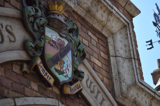 Mr. Toad's Family Crest at Disneyland Park