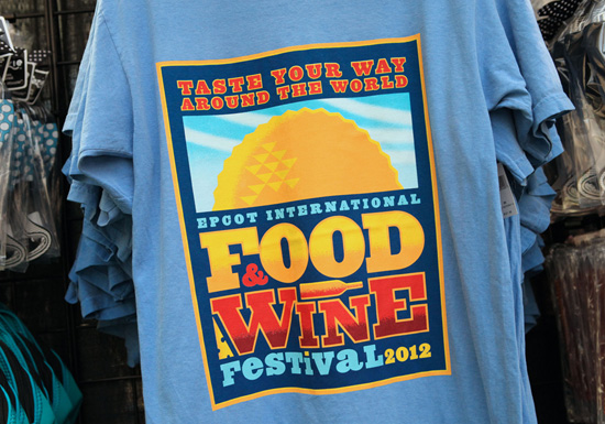Food and Wine t-shirt