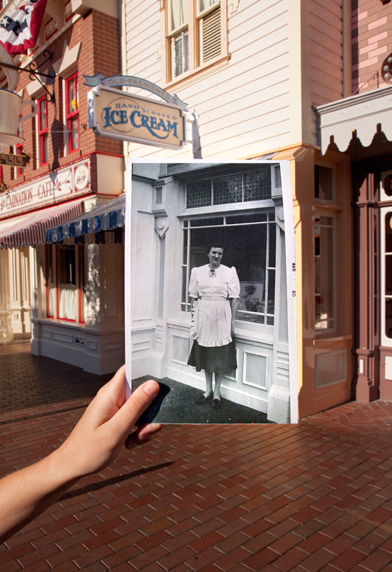Then and Now: Gibson Girl Ice Cream Parlor at Disneyland Park