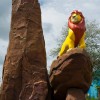 The Lion King courtyard, which offers 320 family suites, allows guests to embark on a journey through Africa with Simba and friends. Here guests can visit Pride Rock, watch Timon and Pumbaa dance “hakuna matata” style across a log bridge, and more.