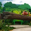 The Lion King courtyard, which offers 320 family suites, allows guests to embark on a journey through Africa with Simba and friends. Here guests can visit Pride Rock, watch Timon and Pumbaa dance “hakuna matata” style across a log bridge, and more.