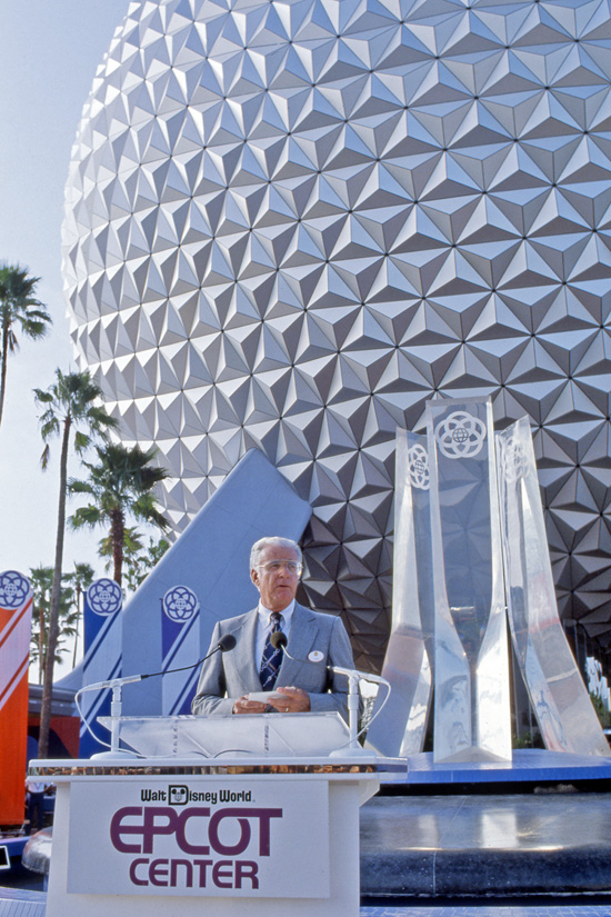 The Opening Day of Epcot, October 1, 1982, Featuring Card Walker “The