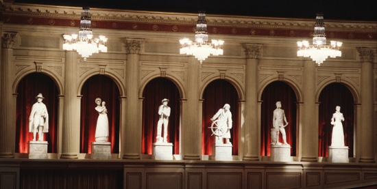 The Spirits of America in the American Adventure Pavilion at Epcot The Spirits of America in the American Adventure Pavilion at Epcot