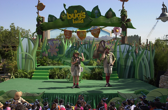 'a bug's land' Opened at Disney California Adventure Park on October 7, 2002