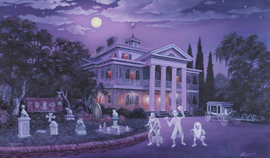 Haunted Mansion Artwork by Larry Dotson Haunted Mansion Artwork by Larry Dotson